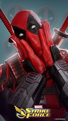 Deadpool Marvel Strike Force - 675x1200 Wallpaper - teahub.io