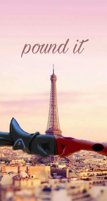 Miraculous Ladybug Phone Fond D Ecran Eiffel Tower 10x19 Wallpaper Teahub Io