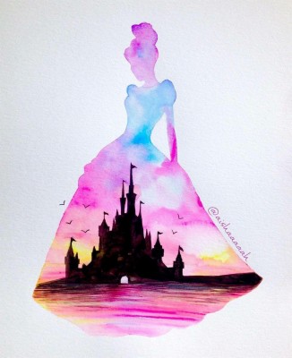 Cinderella Wallpapers Disney Art Princess Disney Princess Castle Drawing 1080x1325 Wallpaper Teahub Io