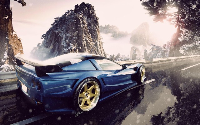 Car Wallpaper Mountains - 1280x720 Wallpaper - teahub.io