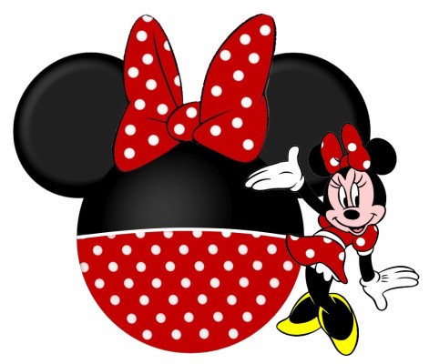 Cute Minnie Wallpaper - Mickey And Minnie Mouse Head Clipart - 1045x886 ...
