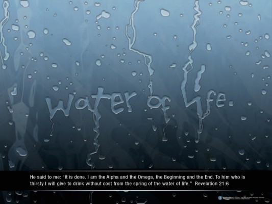 6 Christian Wallpaper Free Download - Water Of Life - 1024x768 ...