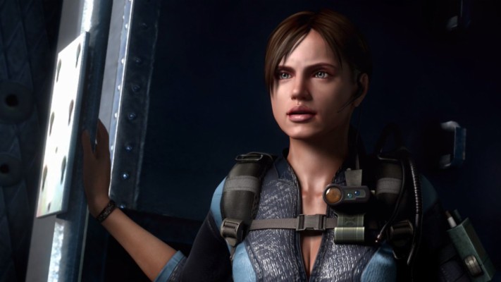 Photo Wallpaper Girl, Gun, Blood, Monster, Resident - Jill Valentine ...