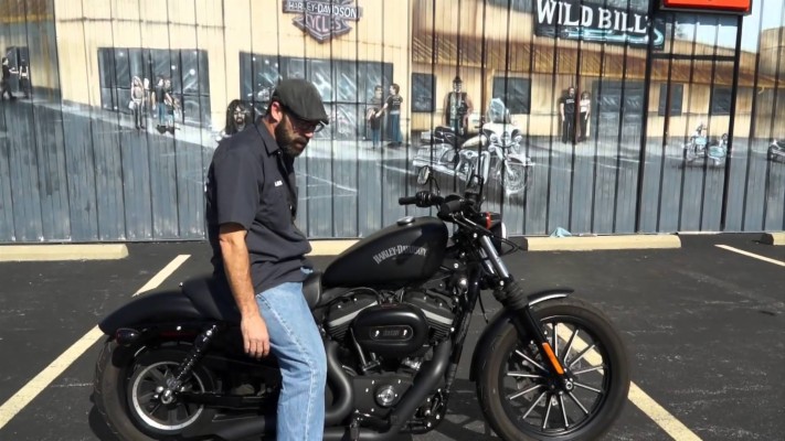 Harley Davidson Iron 883, 2017, 4k, Luxury Black Motorcycle, - Black ...