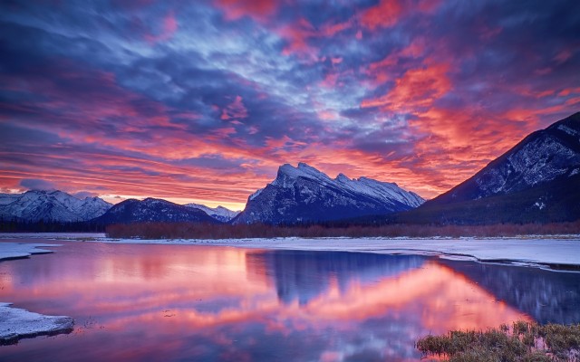 Wallpaper Mountains, Sunset, Sky, Dark, Red, Yellow, - Red And Yellow ...