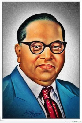 Babasaheb Ambedkar Wall Painting - Gentleman - 1000x1000 Wallpaper ...