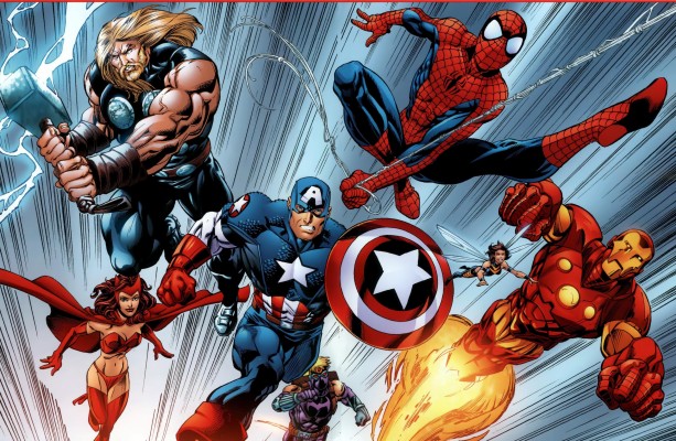 Spiderman And Avengers - 2560x1668 Wallpaper 