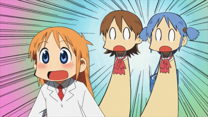 Nichijou Hakase And Mio 1920x1080 Wallpaper Teahub Io