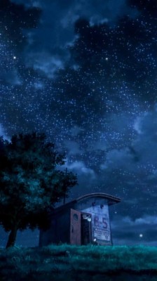 Night Anime Scenery High Quality Resolution Wallpapers - High Resolution Anime  Landscape - 2667x1500 Wallpaper 