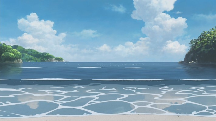 Anime Ocean Background - Fantasy Background Anime Royalty Free - 1920x1080  Wallpaper 
