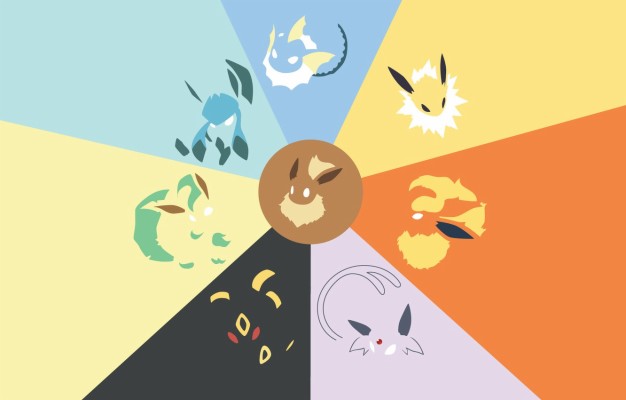 Photo Wallpaper Minimalism, Pokemon, Lifeon, Espeon, - Eeveelutions ...