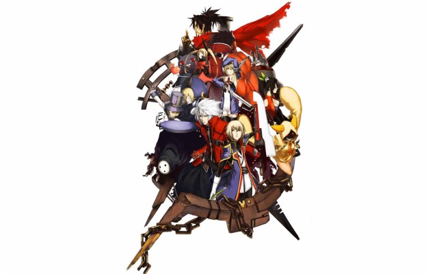 Photo Wallpaper Anime Blazblue Noel Vermillion Rachel Blazblue Calamity Trigger Special Illustration 1332x850 Wallpaper Teahub Io