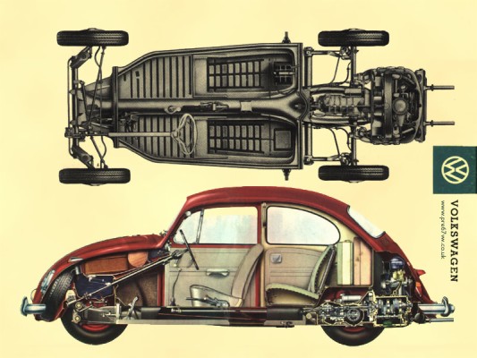 Vw Beetle Chassis - 800x600 Wallpaper - teahub.io