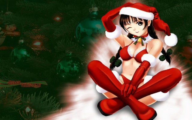 Anime Christmas Santa Girl - 1450x1054 Wallpaper 