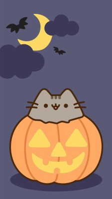 Pusheen Winter Wallpaper Kawaii Wallpapers Pusheen - Pusheen Christmas ...