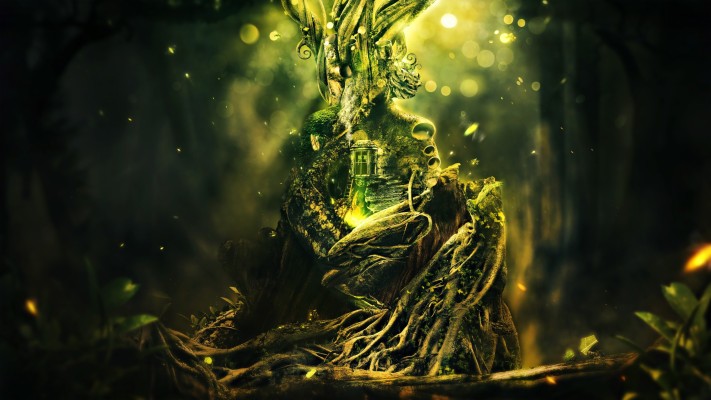 2560x1440 Mystical Wallpapers 木 に 覆 われ た 家 2560x1440 Wallpaper Teahub Io