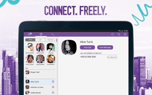 how to change background in viber chat
