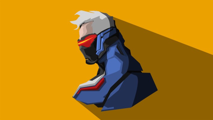 Soldier 76 Overwatch Minimal Artwork 4k Wallpapers - Soldier 76