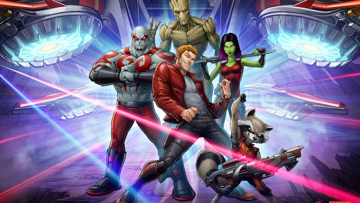 Guardians Of The Galaxy, Rocket Raccoon, Groot, Artwork - Guardians Of ...