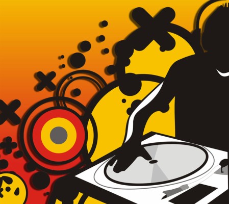 Spinning The Records - Cartoon Music Dj - 960x854 Wallpaper 