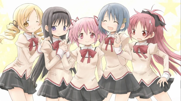 Puella Magi Madoka☆magica - Madoka Magica All Girls - 4000x2250 ...