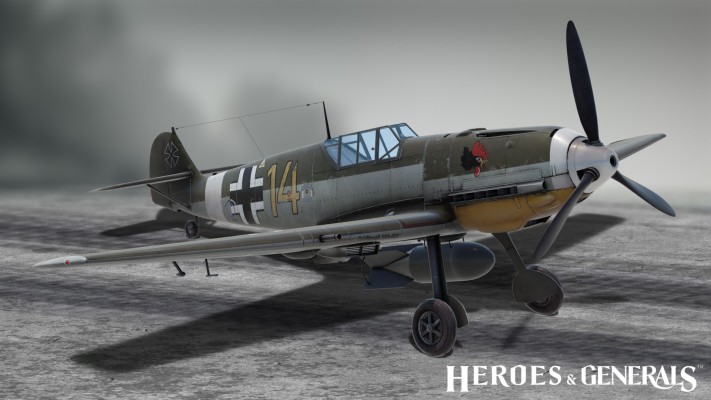 Heroes And Generals Messerschmitt Bf 109 - 1920x1080 Wallpaper - teahub.io