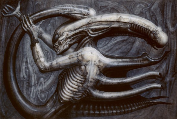 Hr Giger Poster Anima Mia - 1024x565 Wallpaper - teahub.io