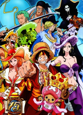 One Piece 15th Anniversary Poster - 1155x1600 Wallpaper - teahub.io