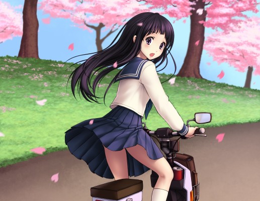 Chitanda Eru Girl Cute Anime - Chitanda Eru Flower - 1500x1125 ...