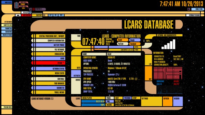 Ambassador Class Starship Lcars - 1200x900 Wallpaper - teahub.io