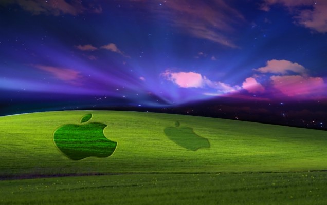 Mac On Windows Turf Wide Wallpapers - Windows Xp - 1280x804 Wallpaper