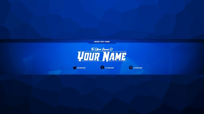 Youtube Channel Art Template Psd - 1600x900 Wallpaper 