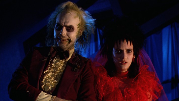 High Resolution Wallpaper - Beetlejuice And Lydia Movie Wedding ...