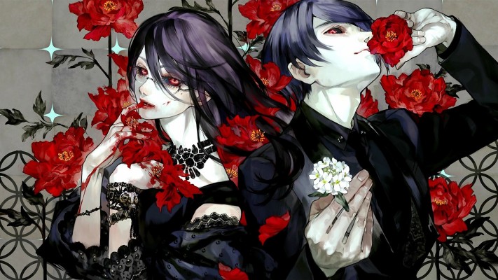 Tokyo Ghoul Rize And Tsukiyama - 1920x1080 Wallpaper - teahub.io