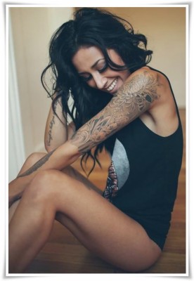 Sleeve Tattoos For Girls Sexy Half Sleeve Tattoo For Women 600x869 Wallpaper Teahub Io