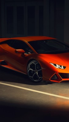 Lamborghini Huracan Evo, Orange Supercars, Side View - 4k Ultra Hd ...