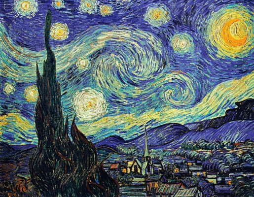 Vincent Van Gogh The Starry Night 1889 Oil On Canvas - 910x706 ...