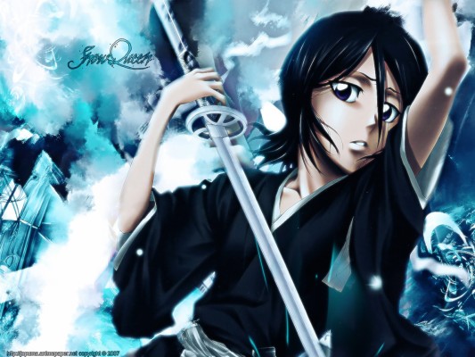 Photo Wallpaper Bleach, Bleach, Byakuya Kuchiki - Byakuya Thousand Year ...