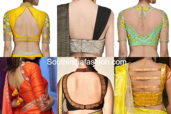 How To Make Saree Blouse Neck Designs Banaras Patch Work Sarees
