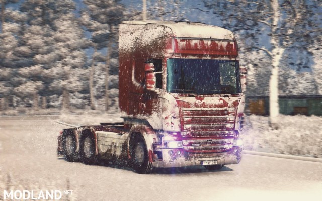 Ets 2 Scania Rjl Snow Skin - 1680x1050 Wallpaper - teahub.io