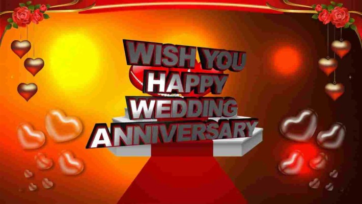 Bhai Wallpaper - Happy Wedding Anniversary Animated - 1517x853 Wallpaper -  