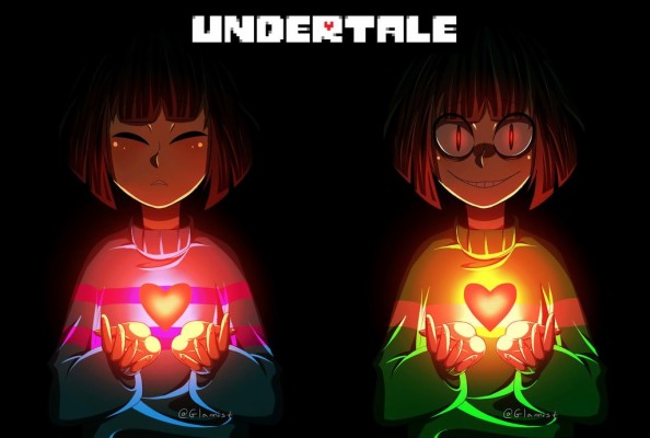 Undertale Wallpaper Chara Frisk 728x1030 Wallpaper Teahub Io