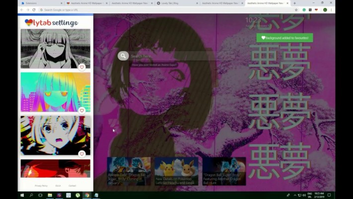 Aesthetic Anime Desktop Background - 1280x720 Wallpaper 