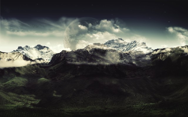 Dark Desktop Wallpaper Hd Landscape - 1920x1080 Wallpaper - teahub.io