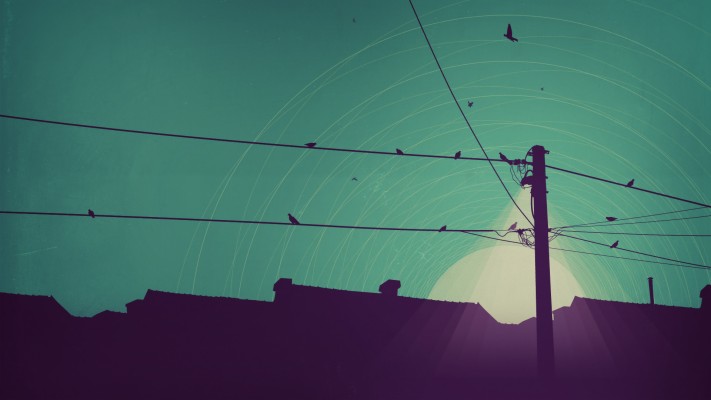 Power Line Wallpaper Flat - 1920x1080 Wallpaper - teahub.io