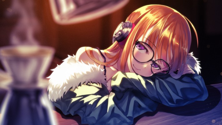 Persona 5, Futaba Sakura, Glasses, Blonde, Headphones, - 1600x900 Wallpaper Persona 5, Futaba Sakura, Glasses, Blonde, Headphones, - 1600x900 Wallpaper