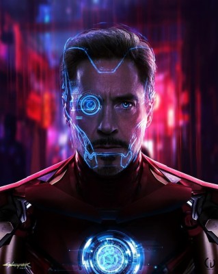 Cyberpunk 2077 Iron Man - 1036x1296 Wallpaper - teahub.io