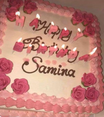 Birthday Cake With Name Samina 1080x1211 Wallpaper Teahub Io