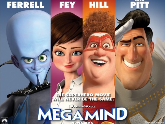 Wallpaper Megamind, Head, Metro Man, Roxanne Ritchie, - Megamind 2010 ...