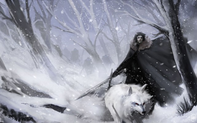 Jon Snow And Ghost Wallpapers Picture On Hd Wallpaper - Jon Snow Ghost ...